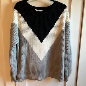 Black,white & grey sweater size L